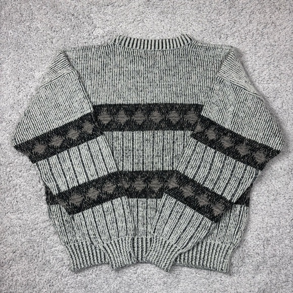 Method Sweater Mens Medium Vintage 3D Hip Hop Grandpa Crewneck Photoshoot Layers - Picture 3 of 3